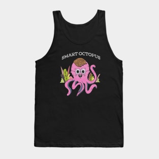 Smart Octopus Animals Tank Top